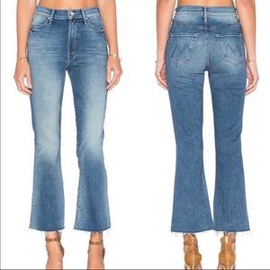 MOTHER Hustler ankle fray in Smoke ‘em